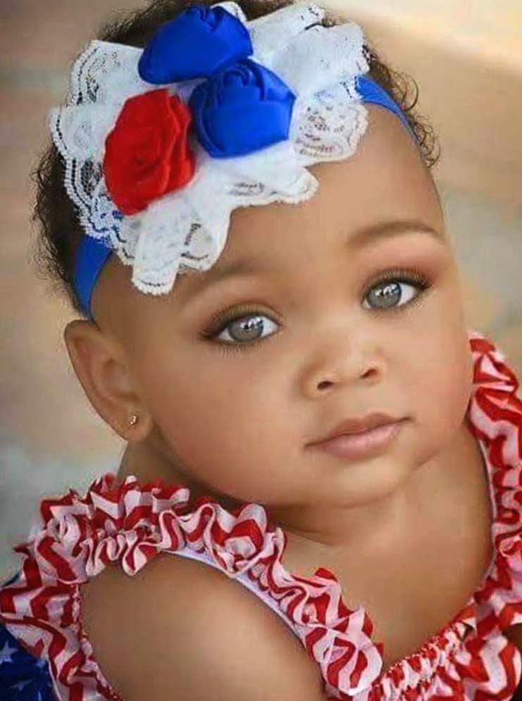 Очень красивые дети: Африканская девочка
