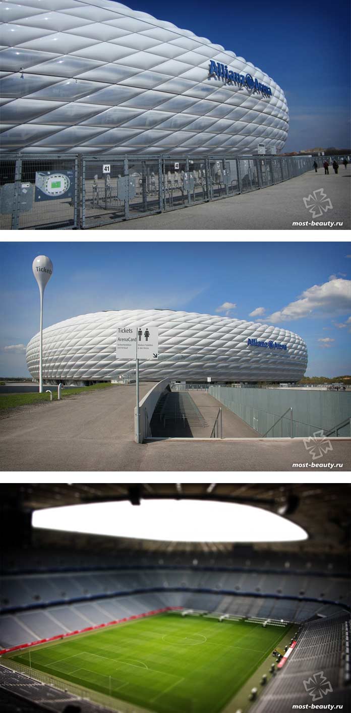 Красивые стадионы в мире: Альянц Арена. CC0