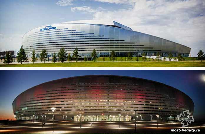 Красивые стадионы в мире: Астана-Арена. Казахстан
