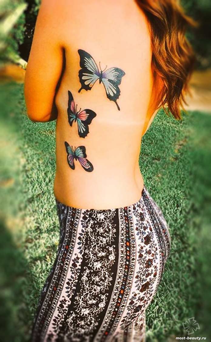 Татуировки с бабочками