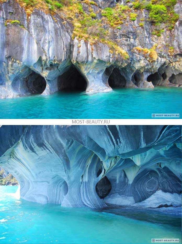 Самые красивые пещеры: Cavernas De Mármol