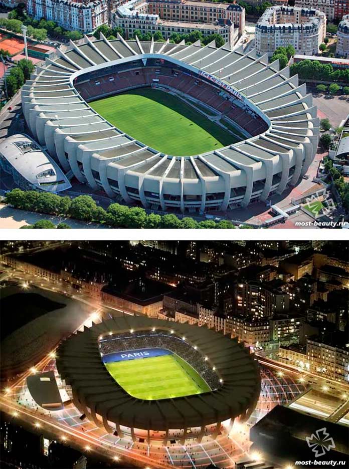 Самые красивые стадионы мира: Parc des Princes