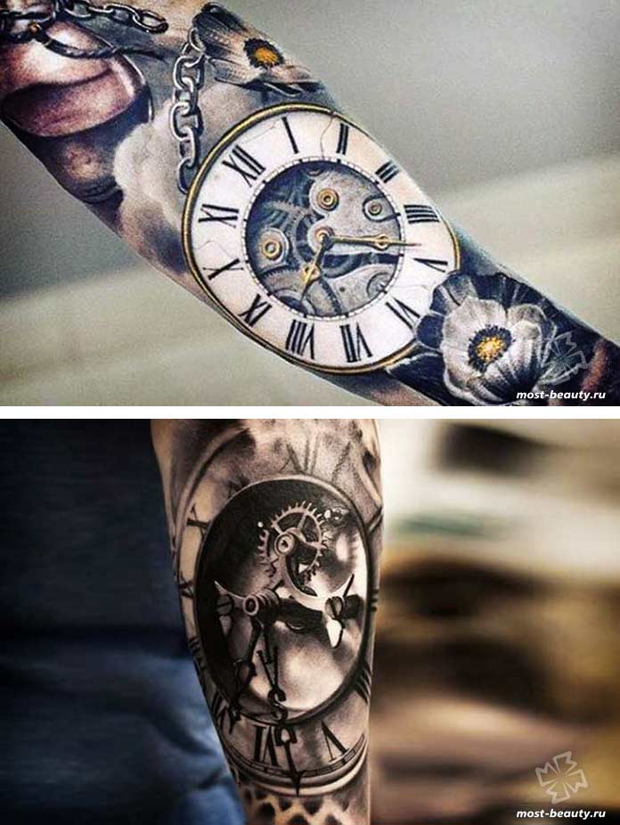 Тема Времени в татуировках