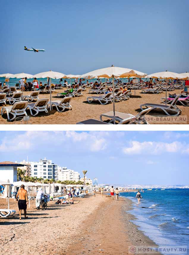 Удивительные пляжи Кипра: Пляж Маккензи. Ларнака