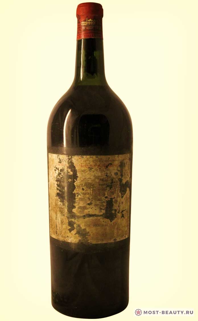 1787 Château Lafite - одно из самых дорогих вин