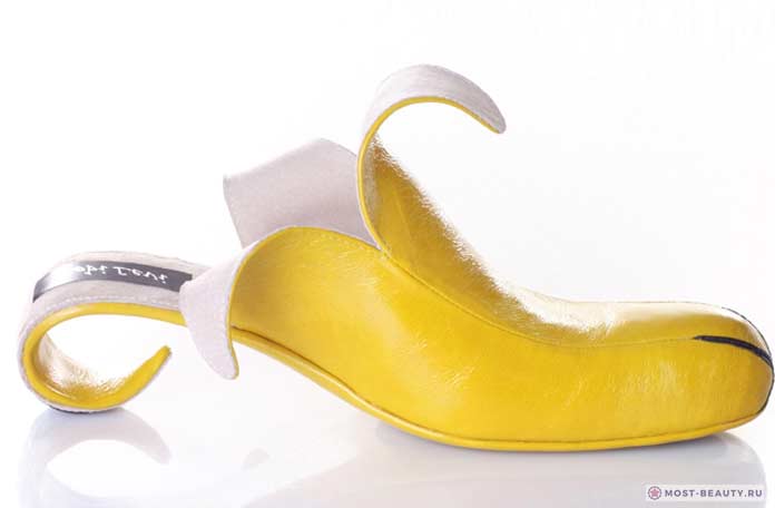 обувь бананы
