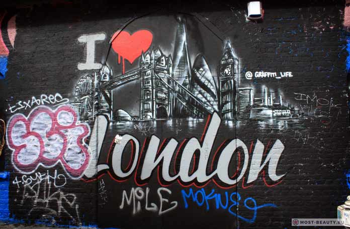 Граффити в Лондоне