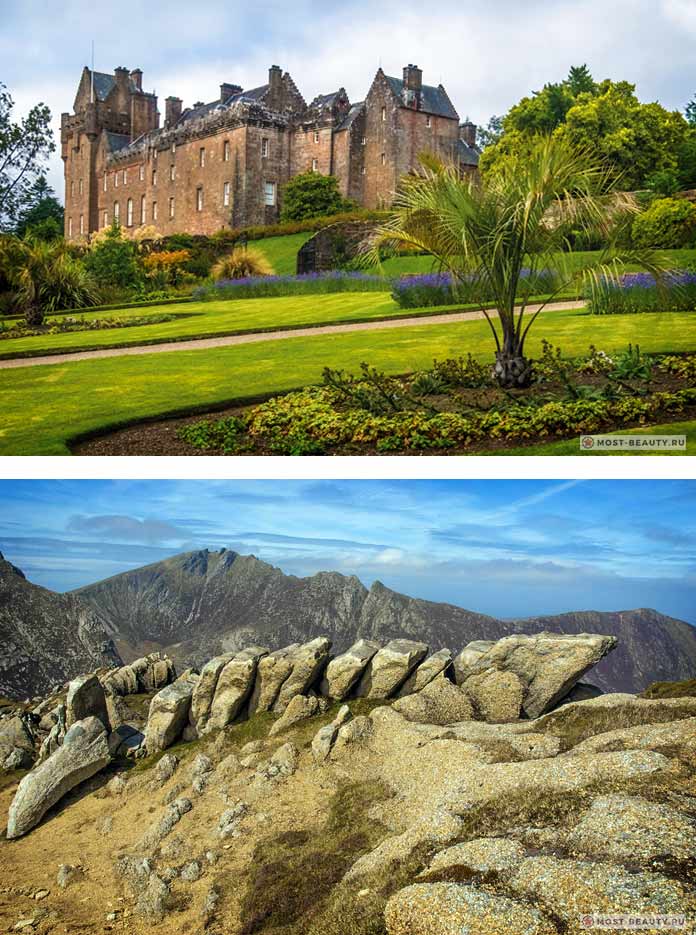 12 достопримечательностей Шотландии: Замок Бродрик и гора Готфелл