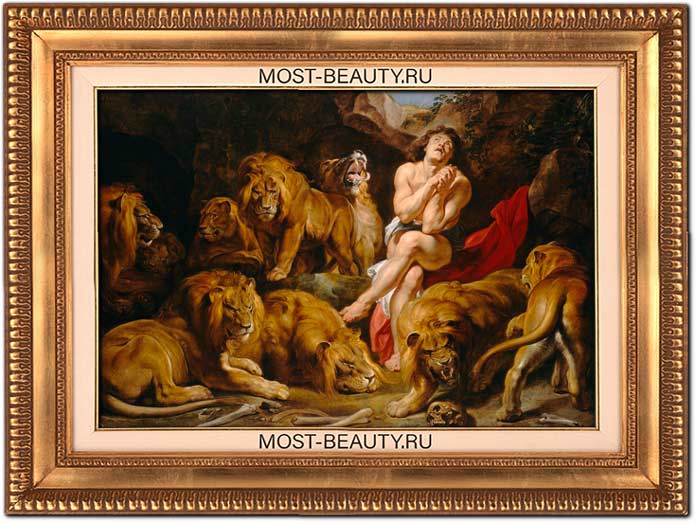 Лучшие картины Рубенса: Даниил в яме со львами