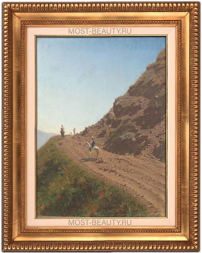 Кочевая дорога в горах Алатау (1870)
