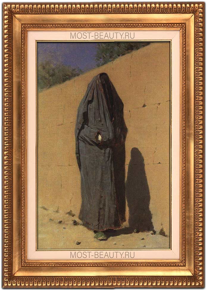 Картины Верещагина: Узбекская женщина в Ташкенте (1873)