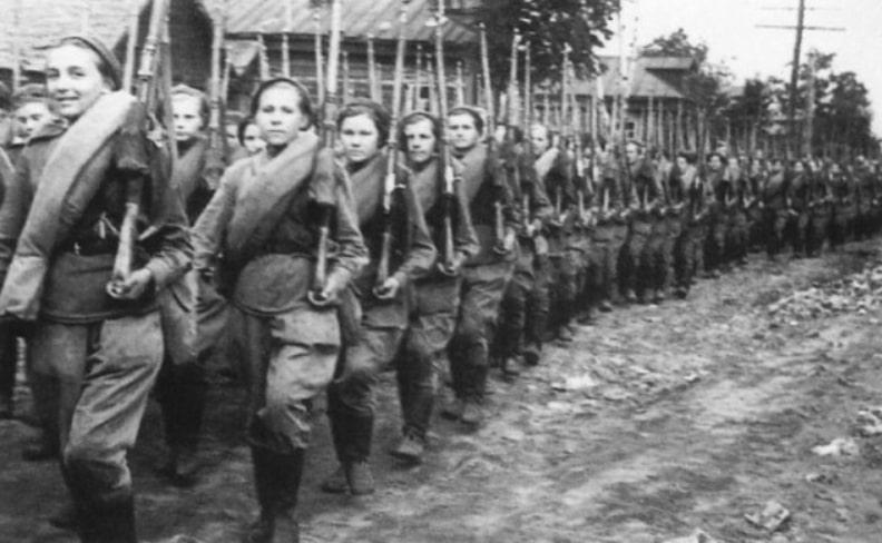 Участие женщин в войне