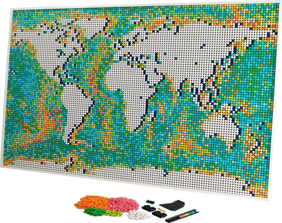 LEGO Art — Карта мира