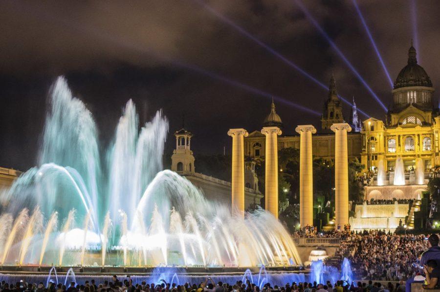 Испания, Барселона: Поющие фонтаны