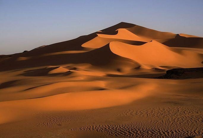 Дюны в Сахаре