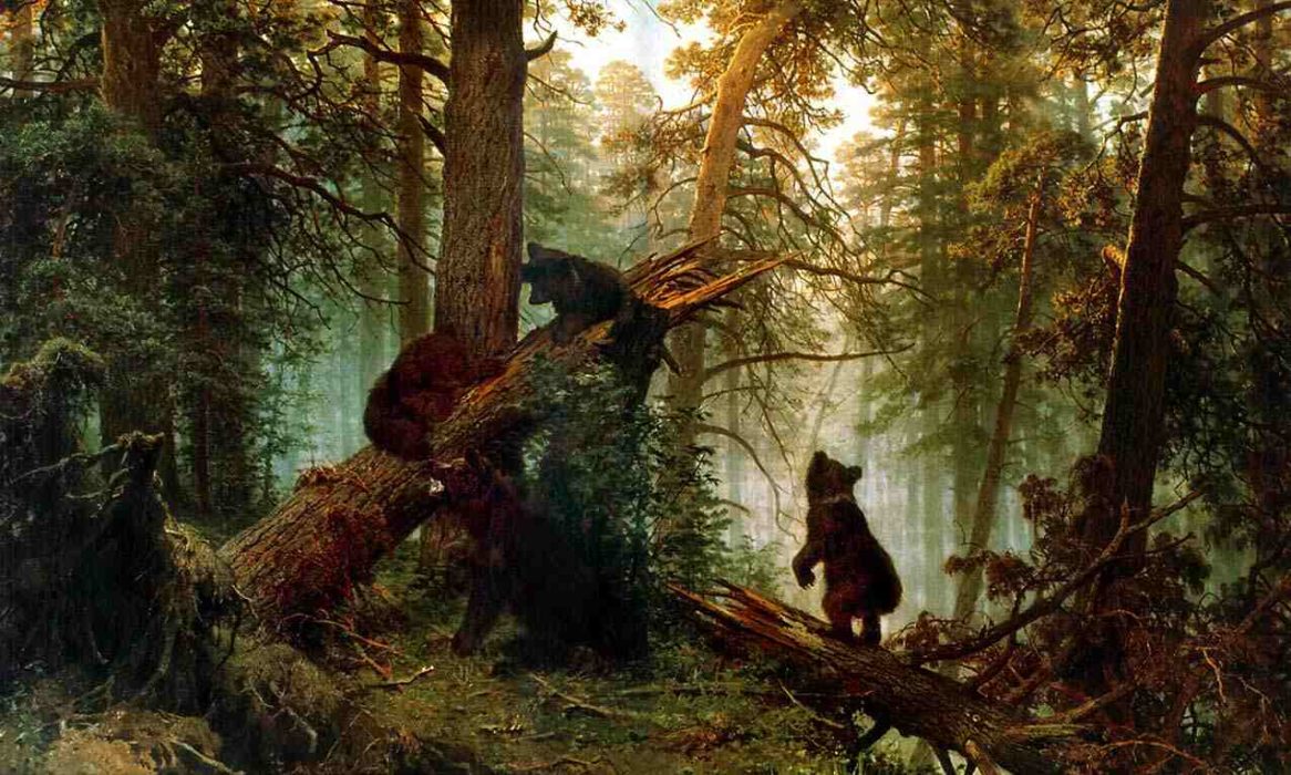 Утро в сосновом лесу — Иван Шишкин, Константин Савицкий